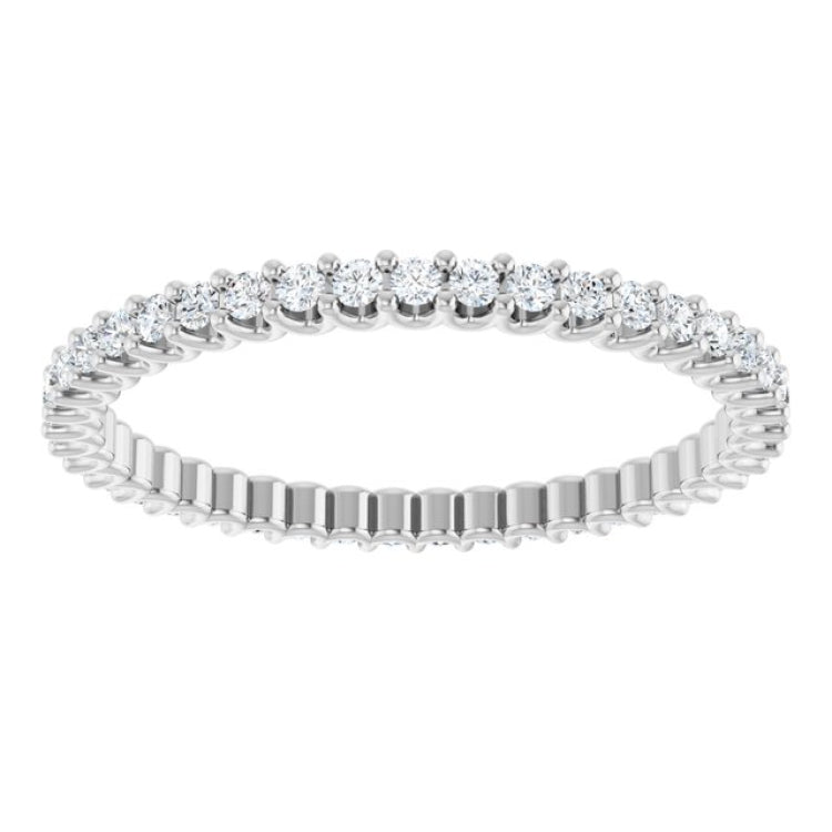 Platinum 1 3/4 CTW Lab-Grown Diamond  Eternity Band Size 5.5