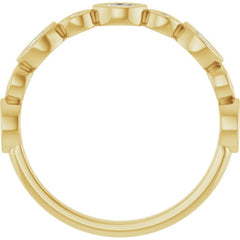 14K Yellow 1/4 CTW Lab-Grown Diamond  Anniversary Band