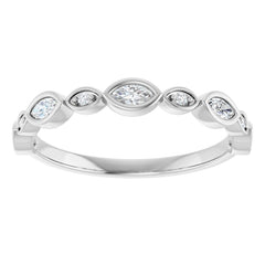 Platinum 1/4 CTW Lab-Grown Diamond  Anniversary Band