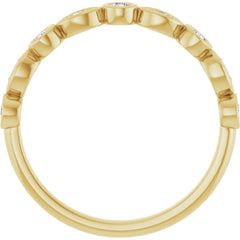 14K Yellow 1/5 CTW Lab-Grown Diamond  Anniversary Band
