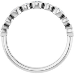 Platinum 3/8 CTW Lab-Grown Diamond  Anniversary Band