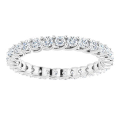 Platinum 7/8 CTW Lab-Grown Diamond  Eternity Band
