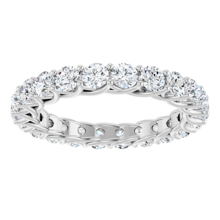 Platinum 1 7/8 CTW Natural Diamond Eternity Band