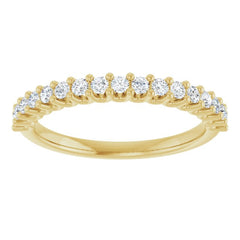 14K Yellow 1/3 CTW Natural Diamond Anniversary Band