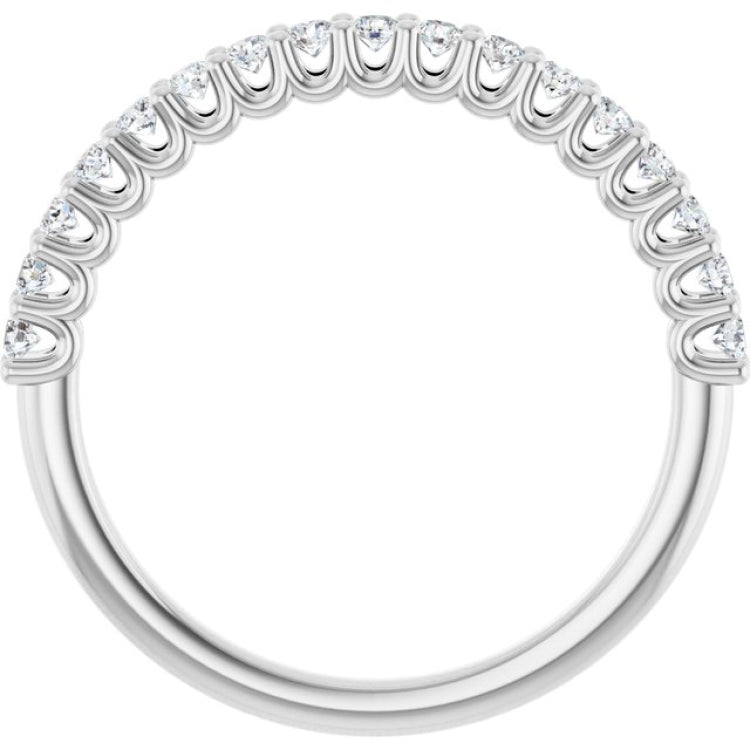 14K White 1/3 CTW Natural Diamond Anniversary Band