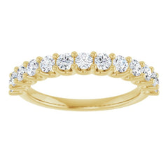 14K Yellow 3/4 CTW Natural Diamond Anniversary Band
