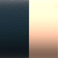 25mm Bracelet Leather - Cracked Blue/Pinky Metal