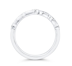 14K White Gold Diamond Wedding Band- Special Order Only