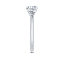 14K White Gold Solitare Diamond Engagement Ring- Special Order Only