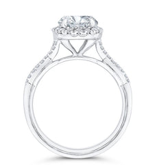 14 Karat White Gold Diamond Engagement Ring- Special Order Only