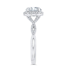 14 Karat White Gold Diamond Engagement Ring- Special Order Only