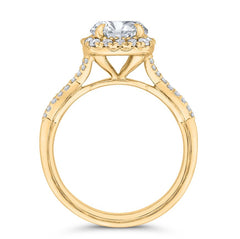 14 Karat Yellow Gold Diamond Engagement Ring- Special Order Only