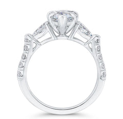14 Karat White Gold Diamond Engagement Ring- Special Order Only