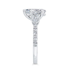 14 Karat White Gold Diamond Engagement Ring- Special Order Only