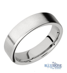 6mm Cobalt Flat Band w/ Satin Finish
