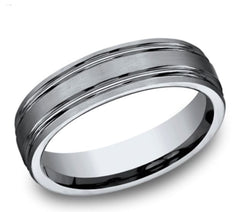 14 Karat White Gold 6mm Band- Special Order Only