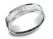 14 Karat White Gold 6mm Band- Special Order Only