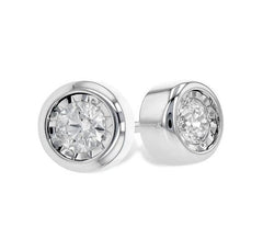 14kt White Gold Diamond Earrings