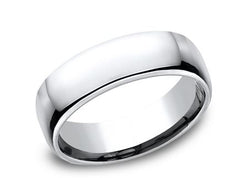 Cobalt 6.5mm Dome comfort fit Wedding Band
Ring Size 10