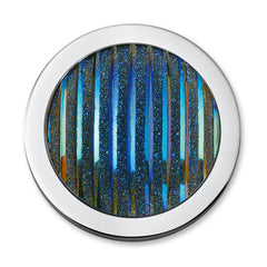 FIESTA AZUR STAINLESS STEEL DISC WITH RAINBOW EFFECT STONE, for Medium