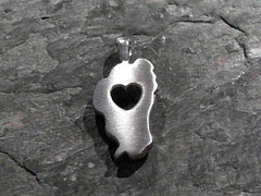 14 Karat White Gold Large Falling In Love With Tahoe Pendant
Polish F