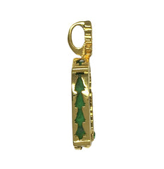 Large Sterling Silver with 14 Karat Yellow Gold Vermeil (plated) Lake