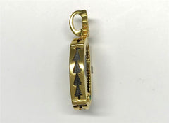 Large Sterling Silver with 14 Karat Yellow Gold Vermeil (plated) Lake