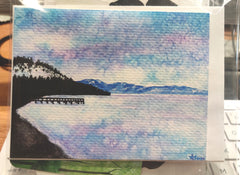 "Kings Beach" Greeting Card by Alexandra Theiss