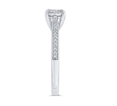 14 Karat White Gold Diamond Engagement Ring- Special Order Only