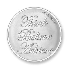 BLESSED-BELIEVE SILVER PLATED for Medium Sized Pendants