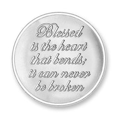 BLESSED-BELIEVE SILVER PLATED for Medium Sized Pendants