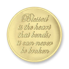 BLESSED-BELIEVE YELLOW GOLD PLATED for Large Sized Pendants.