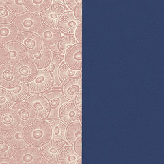 25mm Bracelet Leather - Mushroom/Denim