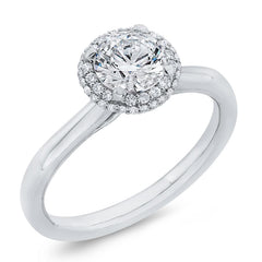14 Karat White Gold Diamond Engagement Ring- Special Order Only