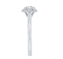 14 Karat White Gold Diamond Engagement Ring- Special Order Only