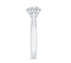 14 Karat White Gold Diamond Engagement Ring- Special Order Only