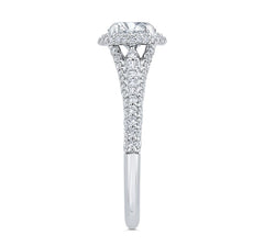 14 Karat White Gold Diamond Engagement Ring- Special Order Only
