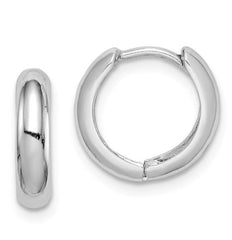 Sterling Silver Huggie Hoop Earrings