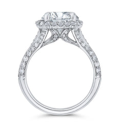 14 Karat White Gold Diamond Engagement Ring- Special Order Only