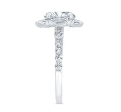 14 Karat White Gold Diamond Engagement Ring- Special Order Only