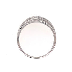14 Karat White Gold Diamond Ring