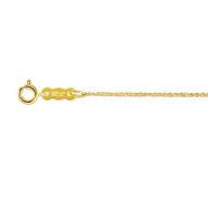20 14 Karat Yellow Gold Diamond Cut Ropa Chain