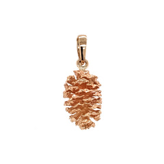 14 Karat Yellow Gold Alder Pine Cone Pendant -3.0g