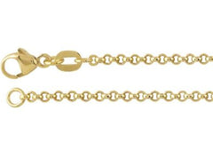 14 Karat Yellow Gold Rolo Chain measuring 20 inches in length & weighi