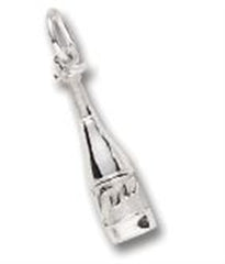Sterling Silver Wine Bottle Charm
