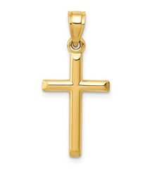 14 Karat Yellow Gold Cross Pendant