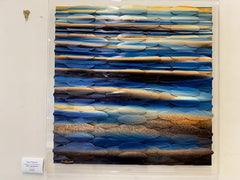 Sand Ripples    Location Sea Ranch, CA   image is 20 x 20    Acrylic 2