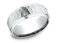 14 Karat White Gold 8mm Wedding Band- Special Order Only