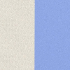 25 mm Bracelet Leather - Dasies/Cornflower