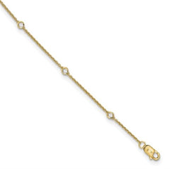 14kt Yellow Gold Diamond Bracelet- 7 Inches